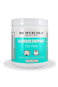 Dr. Mercola, Bladder Support, For Cats And Dogs, 9.5 Oz (270g), With Organic Cranberry Extract And D-MannosePromotes Optimal Urinary Tract Health And Function, Non GMO, Soy Free, Gluten Free