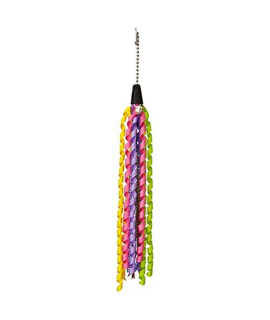 Petco Brand - Leaps & Bounds EZ Snap Curly Ribbon Cat Teaser Toy Refill, 14 Length, 14 in, Multi-Color