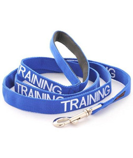 Training Blue Color Coded 2 4 6 Foot Or Coupler Professional Dog Leash (Do Not Disturb) Prevents Accidents By Warning Others Of Your Dog In Advance (Standard Leash)