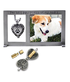 Cathedral Art (Abbey & CA Gift Pet Memorial Frame with Vial for Ashes, Multicolored