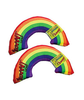 (2 Pack) Yeowww Catnip Toy, Rainbow 6