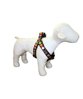 Paw Paws USA Sorbet Dippin Dot Dog Harness Small Multicolored