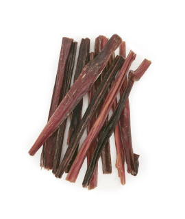 gigaBite 6 Inch Slim Odor-Free Bully Sticks (10 Pack) - All Natural, Free Range Beef Pizzle Dog Treat by Best Pet Supplies