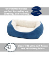 Midwest Homes for Pets Cuddle Bed, Blue, Small