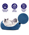 Midwest Homes for Pets Cuddle Bed, Blue, Small