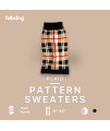 Fabdog Plaid Dog Sweater 16"