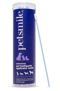 Petsmile Professional Pet Toothpaste Applicator Swabs Easily and Effectively Spreads Dog Toothpaste to Promote Oral Hygiene Dental care for Pets VOHc Approved Brand