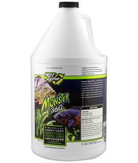 Fritz Aquatics 75128 FritzZyme Monster 360 Concentrated Biological Conditioner for Fresh Water Aquariums, 1-Gallon