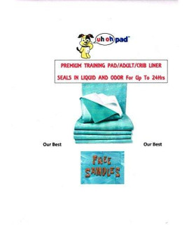 Oops Pad 50ct 36x36 Top Tier Premium ABSOROMAX Puppy Training Pads for Dogs up to 120lbs Last 12 Hours