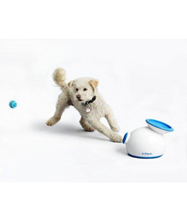iFetch Interactive Ball Launcher for Dogs  Launches Mini Tennis Balls, Small,Multicolored