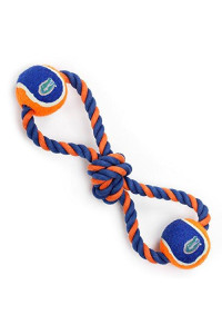 Pet Goods Manufacturing Florida Gators Double Ball with Dog Toy Rope