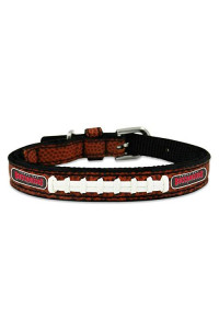 NFL Tampa Bay Buccaneers Classic Leather Toy Football Collar, One Size, Black