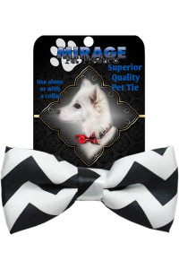Mirage Pet Products 48-40 Black chevron Dog Bow Tie Small