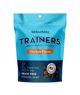 Buckley Trainers All-Natural Grain-Free Dog Training Treats, Chicken, 6 oz