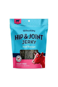 Buckley Functional Healthy Hip And Joint Dog Jerky Treats, Beef Recipe, 5 Ounce