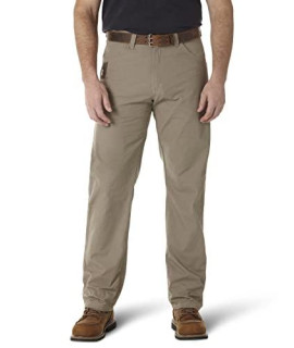 Wrangler Riggs Workwear mens Technician Work Utility Pants, Dark Khaki, 32W x 34L US