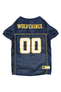 NcAA college Michigan Wolverines Mesh Jersey for DOgS cATS, X-Large Licensed Big Dog Jersey with your Favorite FootballBasketball college Team