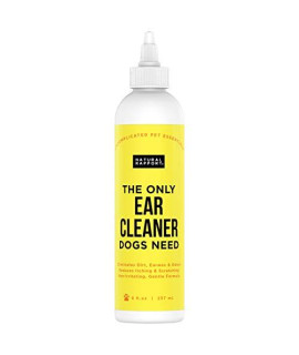 Natural Rapport Dog Ear Cleaning Drops - The Only Ear Cleaner Dogs Need - Ear Cleaner Solution for Cleaning Out Wax, Dirt, and Contaminants (Drops, 8 Oz.)
