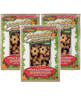 K9 granola Factory Apple and cranberry Pumpkin crunchers (Pack of 3)