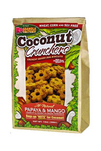 K9 Granola Factory Papaya and Mango Coconut Crunchers (Pack of 3)