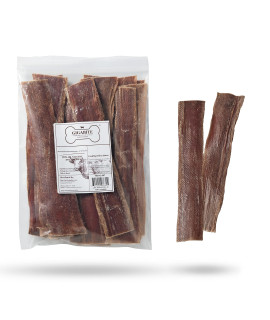 gigaBite 12 Inch Beef gullet Jerky Strips (20 Pack) - All Natural, Free Range Beef Esophagus Taffy Dog Treat by Best Pet Supplies
