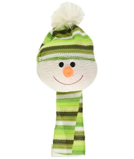SPOT Ethical Holiday Snowball with Scarf Plush Dog Toy - Assorted Color