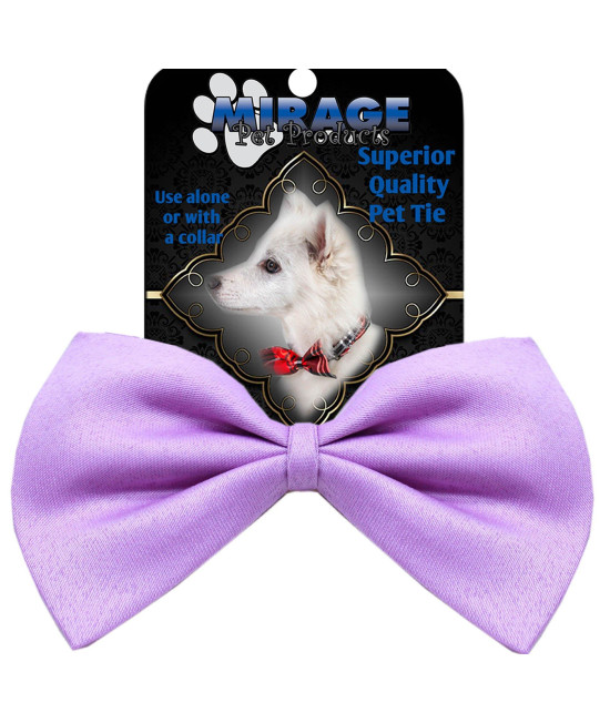 Mirage Pet Products 48-34 LV Plain Bow Tie Lavender Small