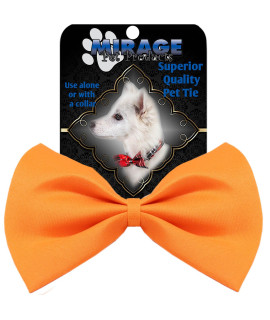 Mirage Pet Products 48-36 OR Plain Bow Tie Orange Small