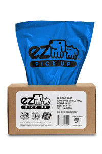 EZ Pickup 1000 Count Dog Waste Poop Bags, Unscented