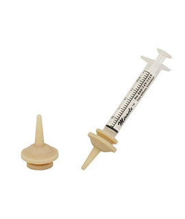 THE MIRACLE NIPPLE for Pets, Original Pkg/2 with Miracle Brand Oring Syringe