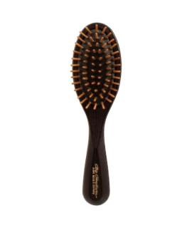 Chris Christensen Dog Brush, 20 mm Oval, Wood Pin Series, Groom Like a Professional, Real Wood Pins, 100% Static-Free, Redistribute Natural Oils into Coat, Reduces Painful Pulling, Small