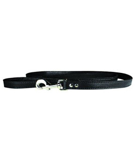 OmniPet 6274-BK Luxe Leather Dog Leash Black