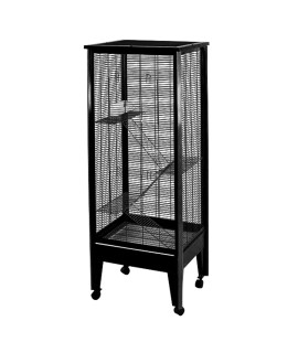 Medium - 4 Level Small Animal cage on casters Metal