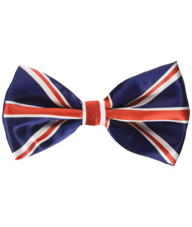 Mirage Pet Products Big Dog Bow Tie British Flag One Size