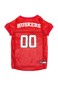 NcAA college Nebraska Huskers Mesh Jersey for DOgS cATS, X-Large Licensed Big Dog Jersey with your Favorite FootballBasketball college Team