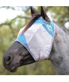 Cashel Crusader Horse Fly Mask for Charity, Blue, Horse
