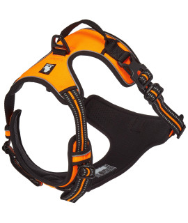 chais choice Best Outdoor Adventure Dog Harness (X-Large, Orange)