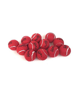 Midlee Mini Dog Tennis Balls, Red, 1.5 12-Pack