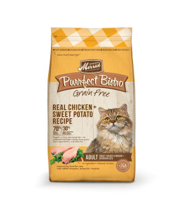 Merrick Purrfect Bistro Grain Free and Healthy Grains Dry Cat Food 7 Pound (Pack of 1)