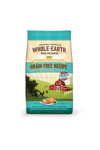Whole Earth Farms Grain Free Recipe with Real Turkey & Duck Dry Cat Food - 2.5 lb Bag