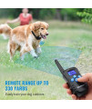 Petrainer PET998DRB1 Dog Training Collar Rechargeable and Rainproof 330 yd Remote Dog Training Collar with Beep, Vibra and Static Electronic Collar