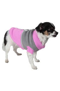 Pet Life A Snow Flake Pet Sweater - Designer Dog Sweater with Turtle Neck - Winter Dog clothes Designed to Keep Warm