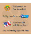 Emerald Pet Little Chewzzies Soft Training Natural Dog Treats, Made in USA, Turducky Turkey Duck, 5-oz