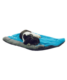 Helios combat-Terrain Outdoor cordura-Nyco Travel Folding Dog Bed Large Blue grey