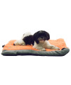 Helios combat-Terrain Outdoor cordura-Nyco Travel Folding Dog Bed Medium Orange grey