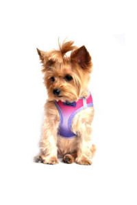 DOGGIE DESIGN American River Dog Harness Ombre Collection - Raspberry Sundae (L (19 - 21 Girth)