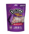 Dingo Twist Sticks 50 Count, Rawhide For Dogs, Made With Real Chicken, 50 Count (Pack of 1)