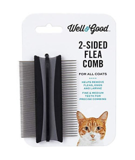 Petco Brand - Well & Good 2-Sided Cat Flea Comb, 3 L X 2 W