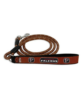gameWear NFL Atlanta Falcons Football Leather Rope Leash, Large, Brown