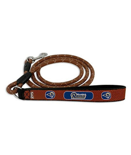 gameWear NFL St Louis Rams Football Leather Rope Leash, Large, Brown